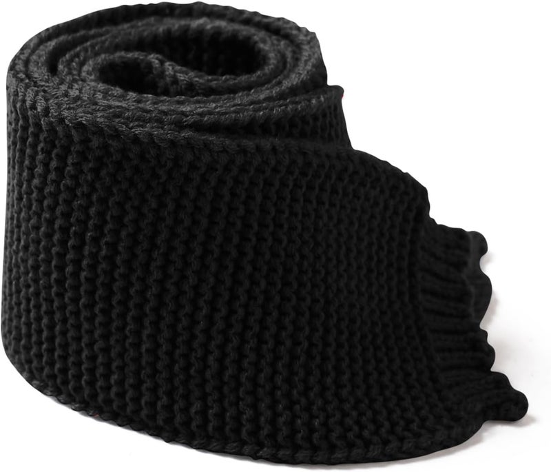 Piewag Kids Knit Scarf Toddler Winter Warm Scarves Neck Warmer Fashion Solid Color Scarf for Boys Girls - Image 3